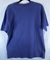 Vintage Disney Mickey Minnie Goofy Daisy Friends Fall Harvest Shirt Mens L Blue
