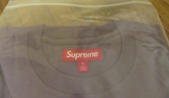Supreme Washed Tag S/S Top Size XL Lavender SS24 Supreme New York 2024 Brand New
