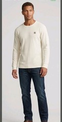 Polo Jeans Co Ralph Lauren Shirt Mens Large Waffle Knit Thermal RL Flag Logo