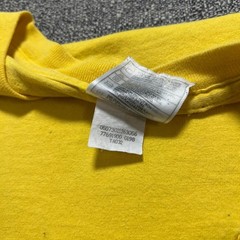 Vintage 90s Nike White Tag Shirt XL Yellow Embroidered Mini Swoosh Made In USA