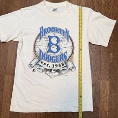 Brooklyn Dodgers Starter Graphic Tshirt Single Stitch – MED – Made USA Vintage