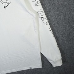 Vintage Nike ACG Shirt Mens Medium White Ralph Steadman Swoosh Long Sleeve Y2K