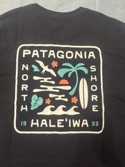 Patagonia Haleiwa North Shore Graphic T Shirt 37724 Men’s Small Black Crew Neck