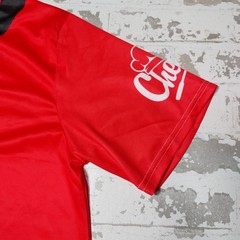 Men’s Chef Shirt Contrast Color Casual Short T-shirt Round Neck Summer Chefwear