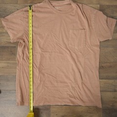 Goodfellow Men’s Xl Light Orange Cotton Short Sleeve Casual T-Shirt w/Pocket