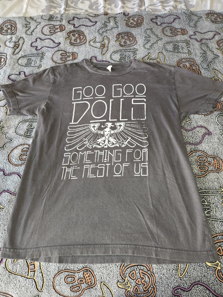 Goo Goo Dolls Shirt Something for the Rest of Us Chacoal Reprint AN56199
