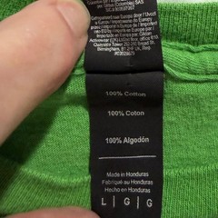 Anvil Lightweight Surf Padre Island TX Graphic T-Shirt Size Large Green
