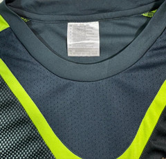 Puma Mens Training T-Shirt Black & Lime Green Gradient Halftone Football