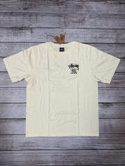 NEW Stussy Classic Gear Pigment Dyed Tee Natural Size S,M,L FREE SHIPPING