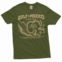 Gulf of Mexico T-shirt origin of Gulf of Mexico history men’s tee shirt