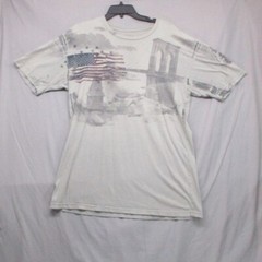 Converse One Star Graphic Print T-Shirt Gray Men Size Large