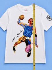 Nike Air Jordan Hoop Heroes Philip Burke Michael Jordan Tee S CW0900-100 Rare