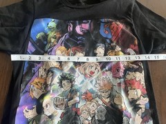 My Hero Academia Shirt Mens XSmall XS Black Short Sleeve Anime Heroes Rising Men
