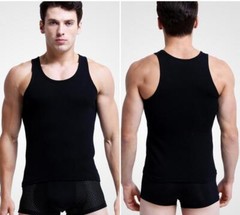 3Pcs Camiseta Sin Mangas De Algodón Para Hombres Chaleco Muscular Ropa Interior