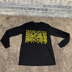 Ari Lennox Shea Butter Baby Album Track List T-Shirt Cotton Longsleeve Black Sm.