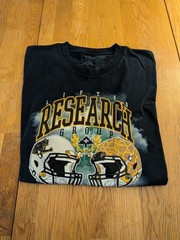 LRG Men’s 3XL Black All City U.S.A. Football Graphic Print Crew Neck Tee