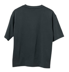 Uniqlo U AIRism Tee Mens M Blue Gray Boxy Relaxed Crew Neck Shirt