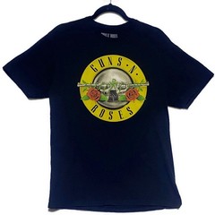 Guns N’ Roses Men’s Graphic T-Shirt Black Short Sleeve Cotton Tee Size Large