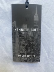 Kenneth Cole City Dweller T-Shirt White Large Short Sleeve Crew Neck Logo $49