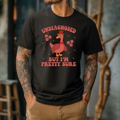 Undiagnosed But Some Ain’t Right T-Shirt – Funny Sarcastic Graphic Tee