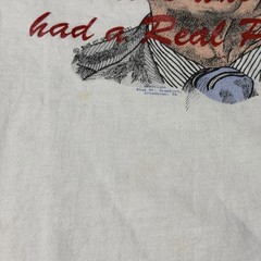 Vintage Ronald Reagan Graphic Tee 90s Political T Shirt XL Real President