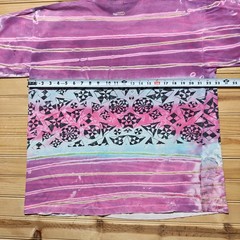 Vintage 90s Abstract Shapes Geometric Pattern Tie Dye Graphic T-Shirt – Large