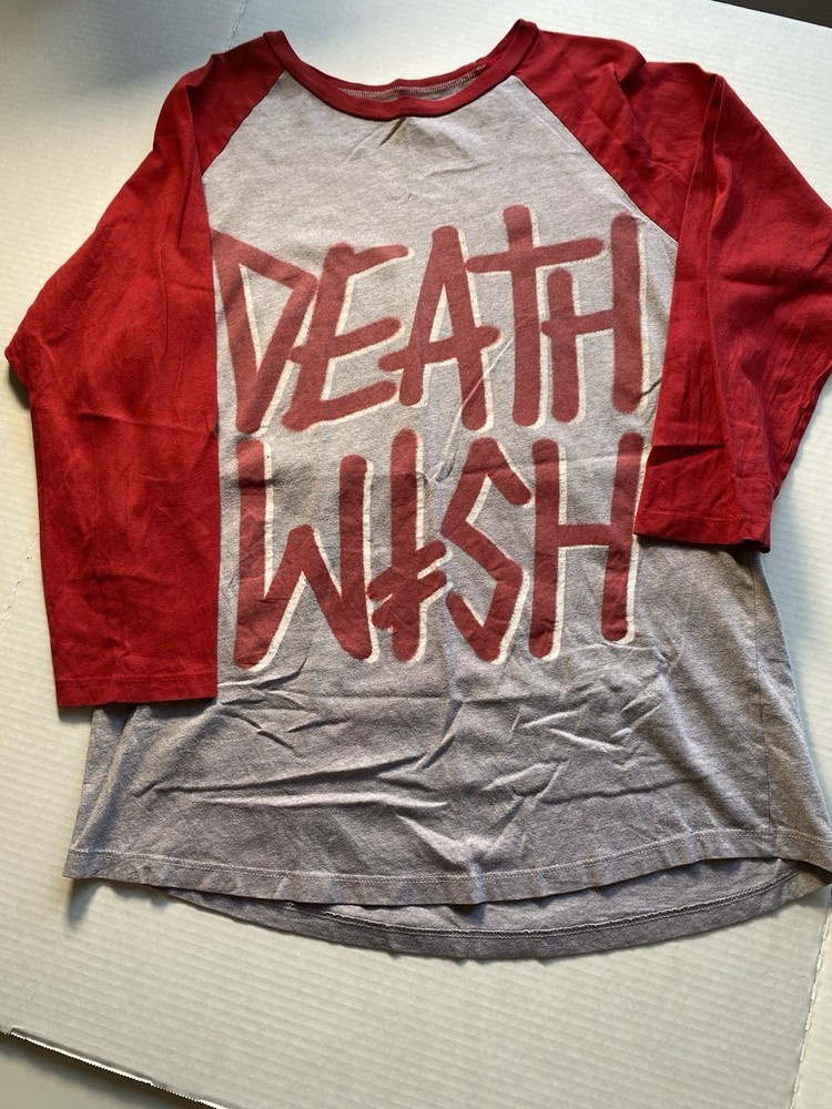 Deathwish Skateboards Baseball Shirt Large