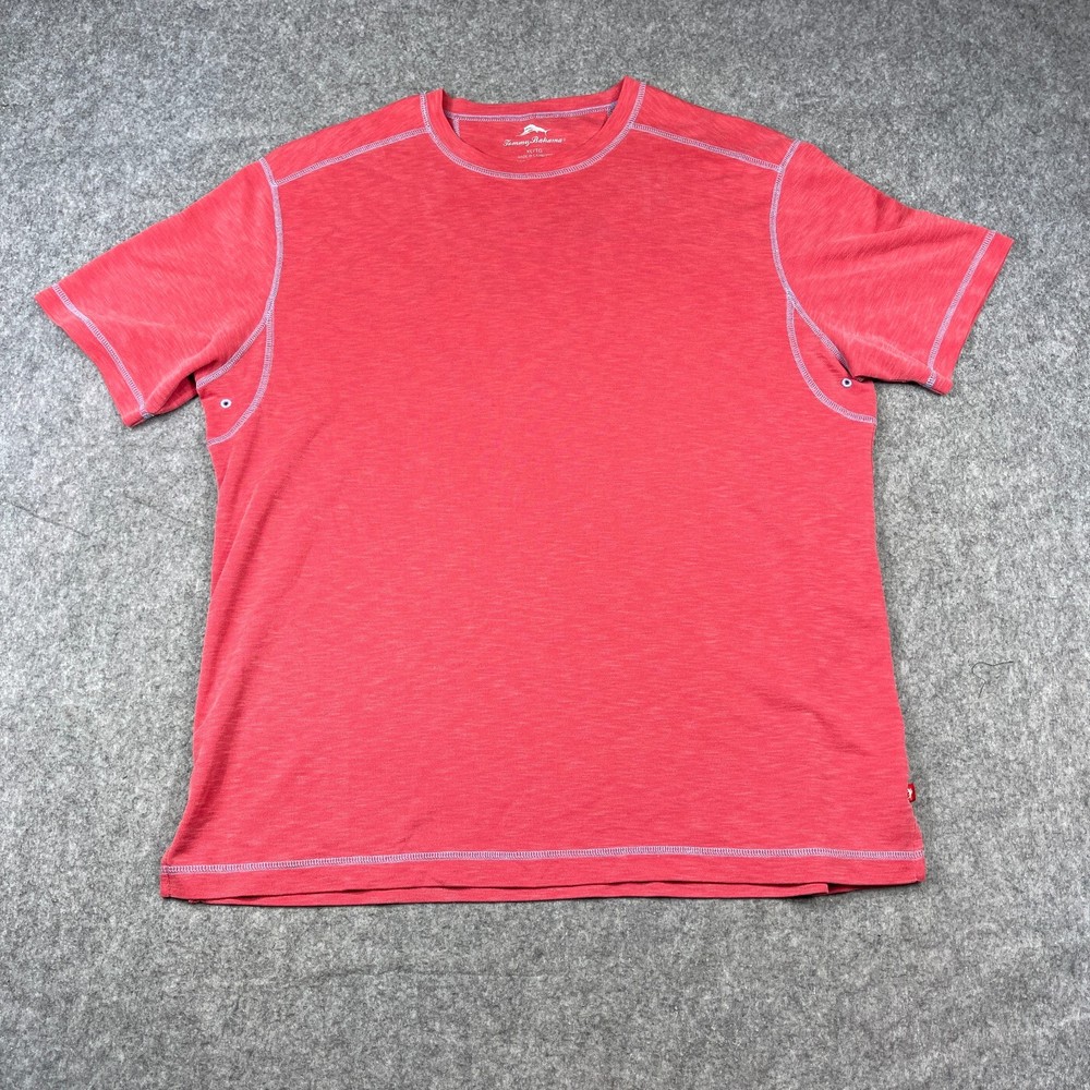 Tommy Bahama Paradise Around Tee T Shirt Mens XL Short Sleeve Red