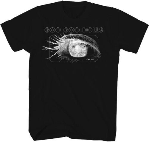 Goo Goo Dolls – Goo Goo Dolls – Eye Iris T-Shirt – Large Black 23GGD016A3 [New ]