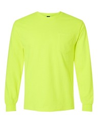 Gildan 2410 Ultra Cotton Pocket Long Sleeve T-Shirt S-2XL Buy 2 Get 1 Free