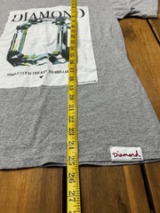 Diamond Supply Co Gray Graphic Shirt Small Diamond Streetwear 2010’s