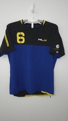 RLX Ralph Lauren #6 Mens Large Crew Neck Short Sleeve Athletic Sport Shirt L275