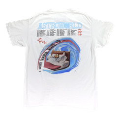 Travis Scott Astroworld Tour Wake Up Tee White 2019 (93665-127) Men’s Size M-2XL