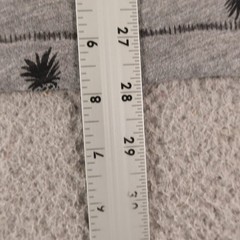Gap Shirt Mens L Gray 100% Cotton All Over Print AOP Pocket