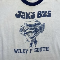 True Vintage 50s Jacks Boys Wiley 1st South Newsboys Style Art Shirt Size Large