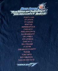 2016 Tekken 7 Shirt M – N.A. The King Of Iron Fist Tournament Bandai Namco 👾