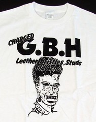 CHARGED GBH T-shirt G.B.H. Studs Punk Rock Tee Adult S,M,L,XL White New