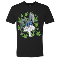 Budz Bunny Weed Parody Unisex T shirt Funny 420 Marijuana Stoned Rabbit High tee
