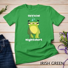 Cute Frog Sleepshirt Nightwear Nightshirt Sleep Pajama Unisex T-shirt