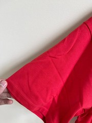 Gucci Oversized Vertical Logo Tee in Red BNWT S