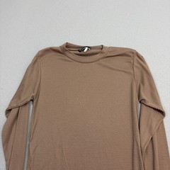 Vintage Kenyon Strata Thermal Shirt Mens Medium Brown Long Sleeve Base Layer USA