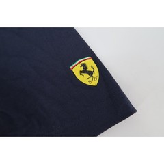 Puma Ferrari T-Shirt Mens Medium Navy Checkered Flag Graphic Sample RARE