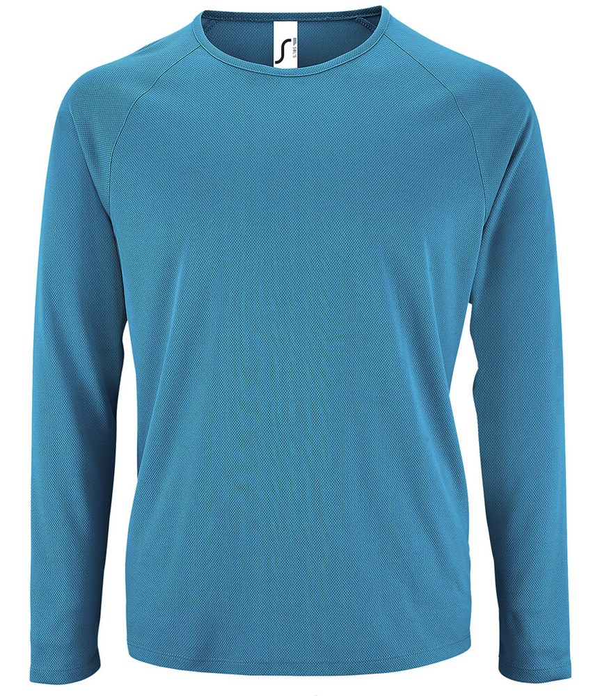 SOLS Sporty Long Sleeve Performance Breathable Polyester Tee T-Shirt S-3XL