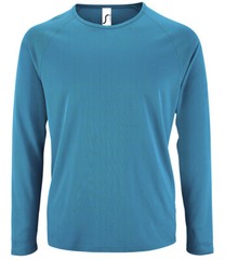 SOLS Sporty Long Sleeve Performance Breathable Polyester Tee T-Shirt S-3XL