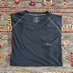 RAB Aeon T-shirt men’s short sleeve Base Layer climbing hiking Tech tee Size XL