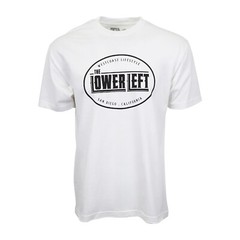 TRIBAL GEAR MENS WEST COAST THE LOWER LEFT SAN DIEGO CALIFORNIA T SHIRT WHITE