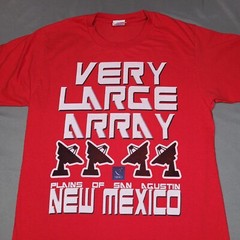 Karl G Jansky Very Large Array Shirt Mens Small Red NRAO VLA New Mexico NSF NASA