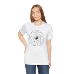 Lotus Of Life Sacred Geometry T-Shirt | Geometric Design Unisex Tee Shirt