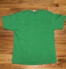 Vintage 2005 Budweiser Beer Green T Shirt Mens XL St Patricks Day Irish Y2K