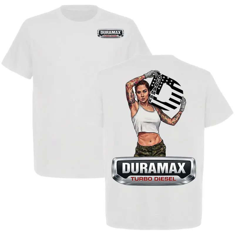 Duramax Turbo Diesel T-Shirt, Chevy GMC Duramax Truck Graphic Tee, Diesel Truck